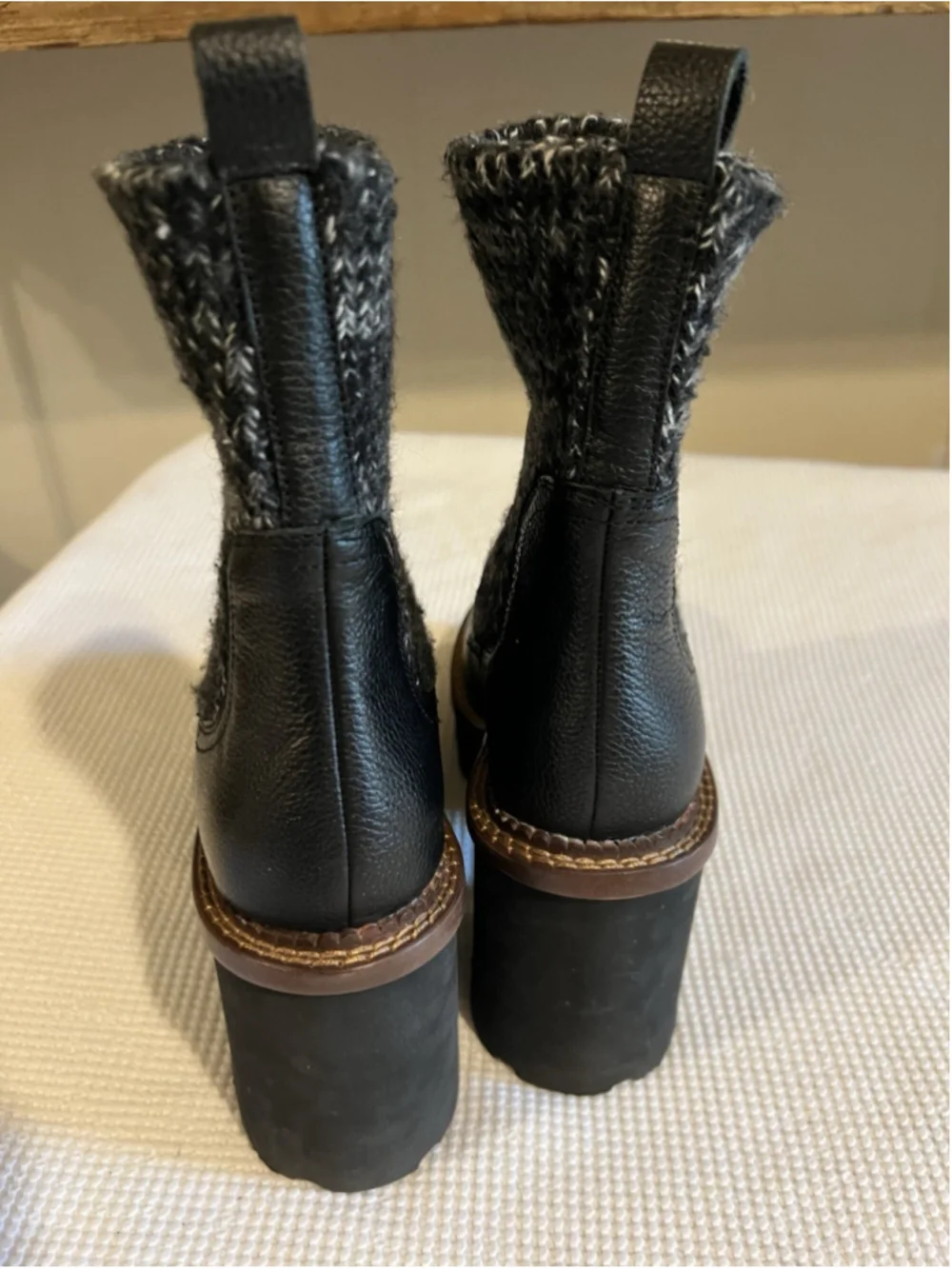 Dolce Vita Cozy Chunky Sweater Knit Platform Boot 7
